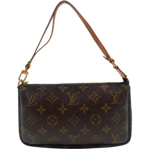 Canvas Louis Vuitton Pochette Accessory Bag , female, Sizes: ONE SIZE - Louis Vuitton Vintage - Modalova