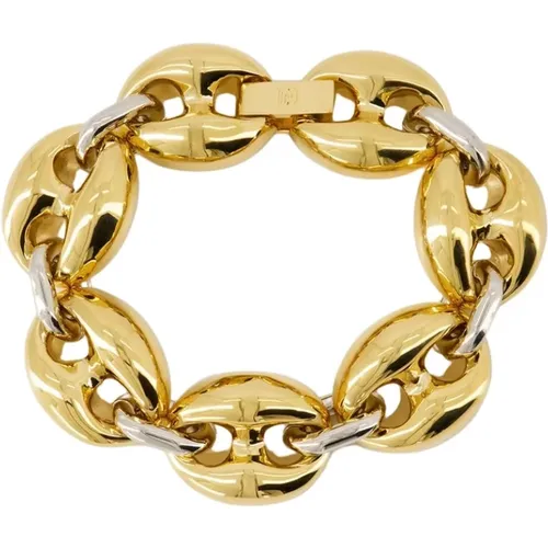 Eight Brac Armband - Gold Messing , Damen, Größe: M - Paco Rabanne - Modalova