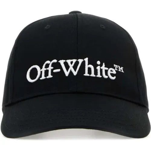 Schwarze Baseballkappe , Herren, Größe: L - Off White - Modalova