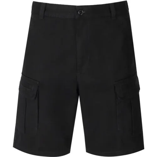 Schwarze Cargo Bermuda Shorts - Diesel - Modalova