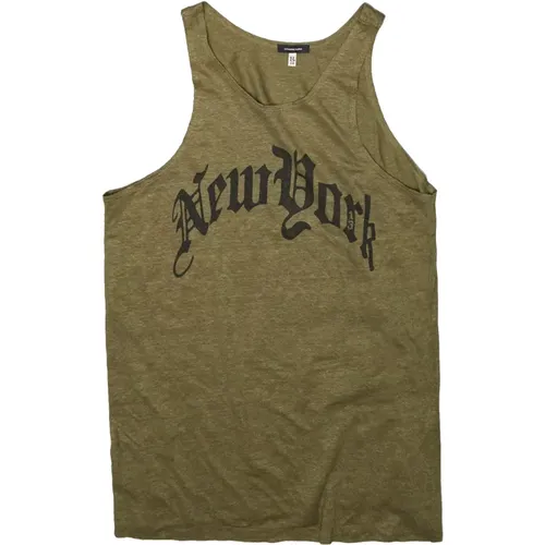 New York Relaxed Tank Top , female, Sizes: M, XS - R13 - Modalova