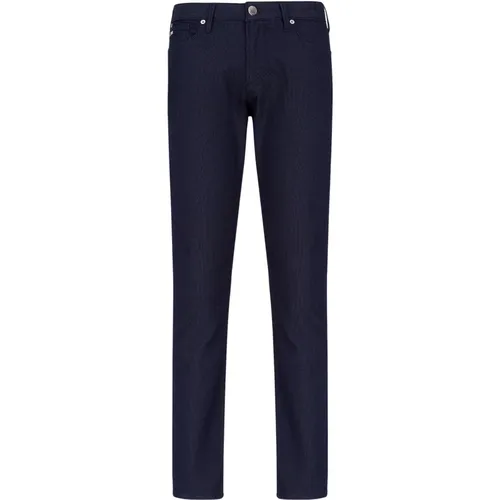 Blaue Stylische Hose Emporio Armani - Emporio Armani - Modalova