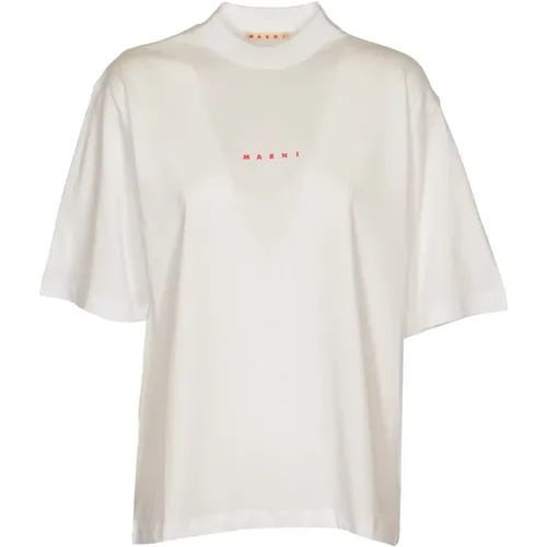 Stylish T-Shirt , female, Sizes: 2XS, S, XS - Marni - Modalova