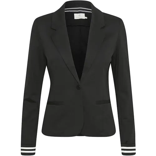 Striped Blazer with Sporty Touch , female, Sizes: 2XL, M, S, XS, L - Kaffe - Modalova