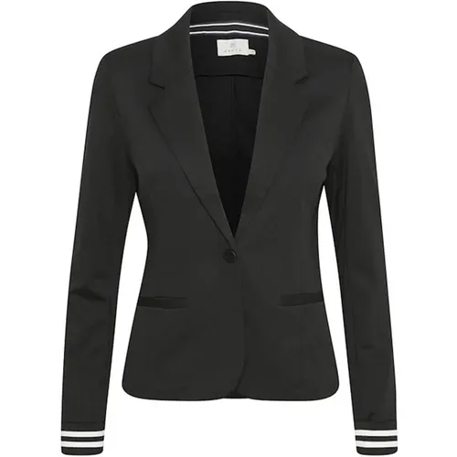 Striped Blazer with Sporty Touch , female, Sizes: M, S, XS, L, XL - Kaffe - Modalova