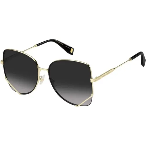 Goldene Sonnenbrille für Frauen , Damen, Größe: 55 MM - Marc Jacobs - Modalova