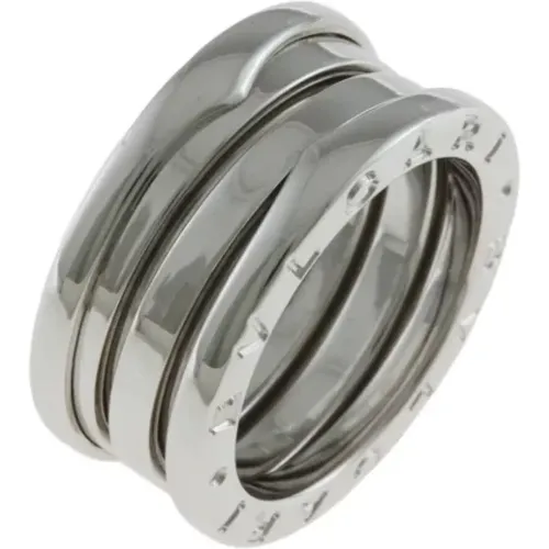 Pre-owned White Gold rings , female, Sizes: ONE SIZE - Bvlgari Vintage - Modalova