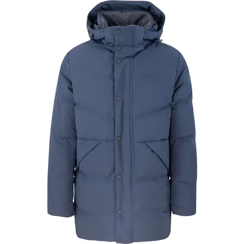 Hooded Coat with Zip Closure , male, Sizes: XL, M - PAUL & SHARK - Modalova