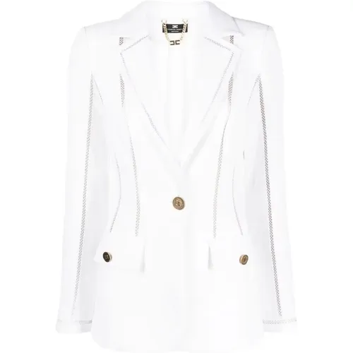 Sky Ss23 Womens Blazer , female, Sizes: S - Elisabetta Franchi - Modalova