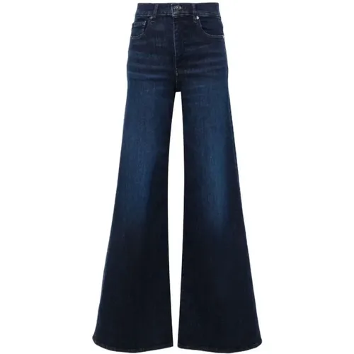 Denim Palazzo Pants , female, Sizes: W25, W26 - Frame - Modalova