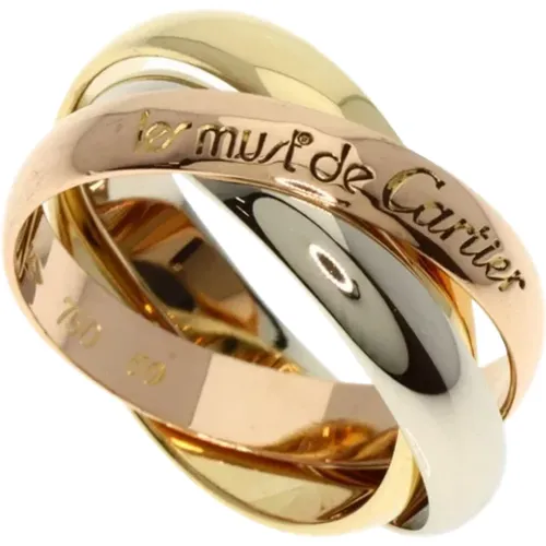 Pre-owned Gold rings , female, Sizes: ONE SIZE - Cartier Vintage - Modalova