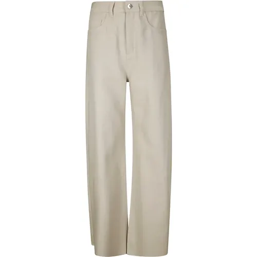 Wide Leg Raw Cut Trousers , female, Sizes: 2XS, S, XS - Marques' Almeida - Modalova