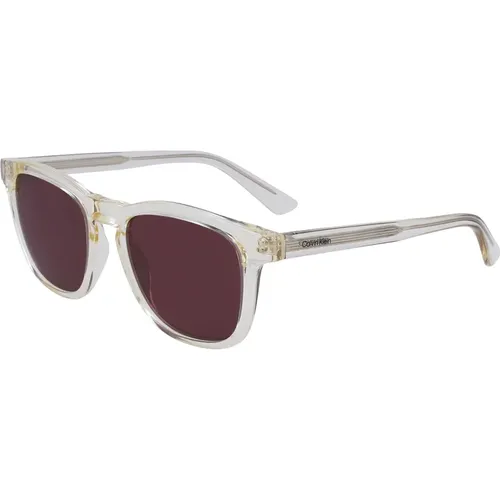 Transparent/ Sunglasses , male, Sizes: 52 MM - Calvin Klein - Modalova