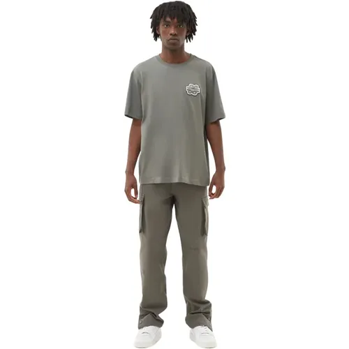 T-shirt Gowtu Gunmetal , Herren, Größe: M - Filling Pieces - Modalova