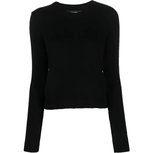 Luxuriöser Schwarzer Kaschmir-Strickpullover , Damen, Größe: M - Lisa Yang - Modalova