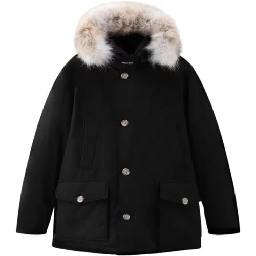 Coats with Water and Wind Resistance , male, Sizes: L - Woolrich - Modalova