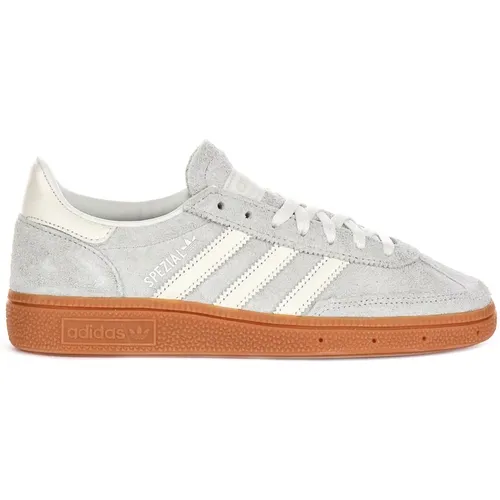 Women's Handball Spezial Grey Trainers , female, Sizes: 7 UK, 3 2/3 UK, 5 2/3 UK, 9 UK - Adidas - Modalova