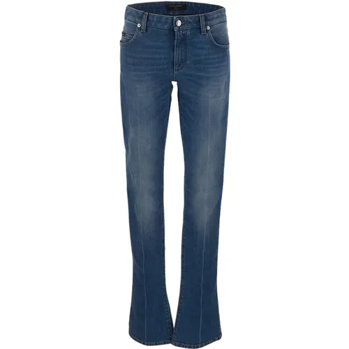 Slim-fit Jeans, Klassischer Stil , Damen, Größe: S - Dolce & Gabbana - Modalova