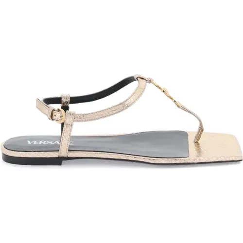 Flat Sandals Versace - Versace - Modalova