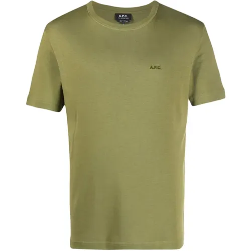 Cotton T-Shirt , male, Sizes: L, M - A.p.c. - Modalova