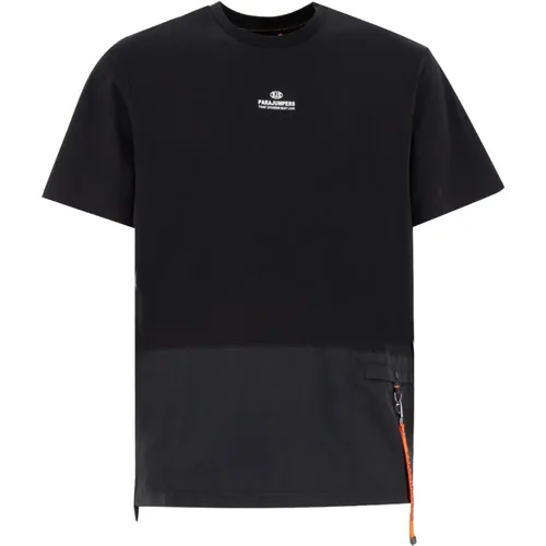 Hybrid Crewneck T-Shirt with Pocket , male, Sizes: L - Parajumpers - Modalova