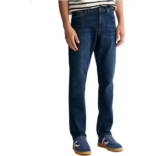 Slim Jeans 961 , male, Sizes: W29, W32, W40, W38, W36, W33 - Gant - Modalova