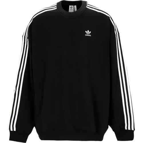Oversized Crewneck Sweatshirt - Klassisches Adicolor , Damen, Größe: S - Adidas - Modalova