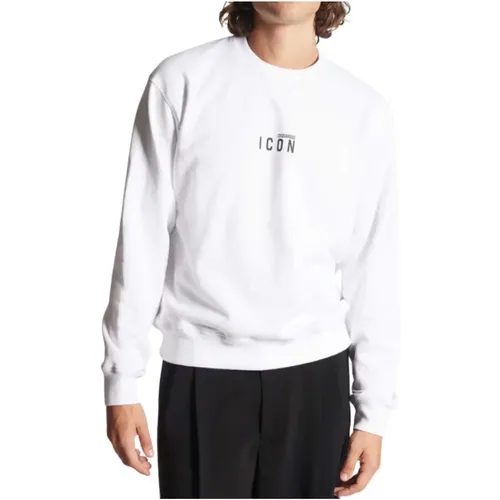 Mini Icon Logo Sweatshirt , Herren, Größe: 2XL - Dsquared2 - Modalova