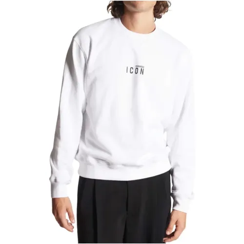 Mini Icon Logo Sweatshirt , male, Sizes: L, 2XL, XL - Dsquared2 - Modalova
