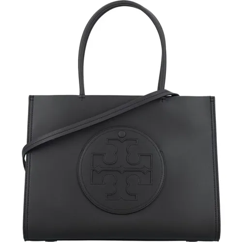 Schwarze Handtasche Ella Bio Kleine Tote , Damen, Größe: ONE Size - TORY BURCH - Modalova