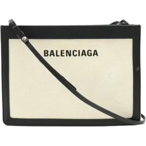 Pre-owned Canvas clutches , female, Sizes: ONE SIZE - Balenciaga Vintage - Modalova