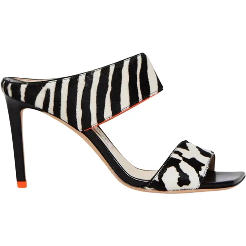 Zebra Print Sandal , female, Sizes: 2 UK - Jimmy Choo - Modalova