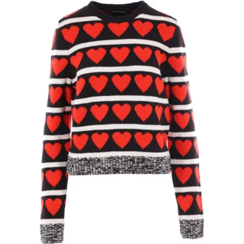 Heart Intarsia Sweater , female, Sizes: S - Meryll Rogge - Modalova