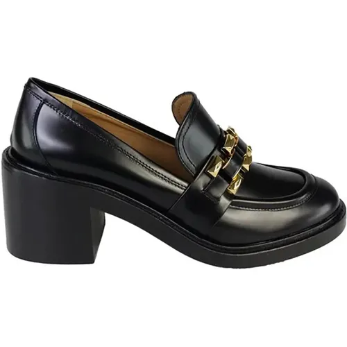 Schwarze flache Schuhe , Damen, Größe: 36 EU - Roberto Festa - Modalova