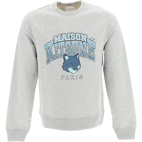 Campus Fox Regular Sweatshirt , Herren, Größe: XS - Maison Kitsuné - Modalova