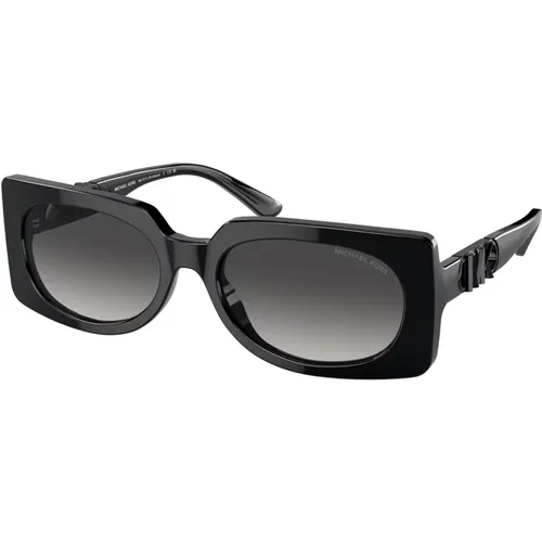 Sunglasses,Schwarze Sonnenbrille mit Original-Etui,Weiße Sonnenbrille mit Original-Etui - Michael Kors - Modalova