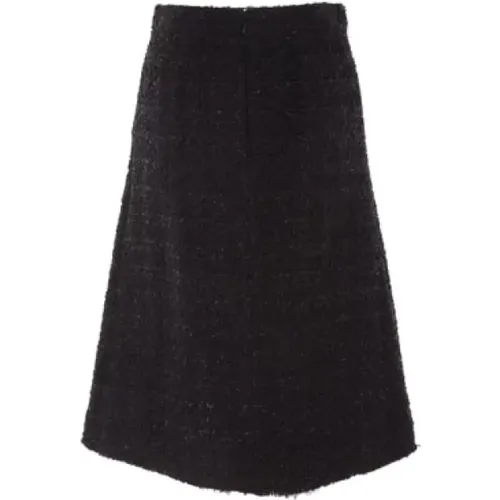 Tweed Midi Skirt , female, Sizes: S - Balenciaga - Modalova