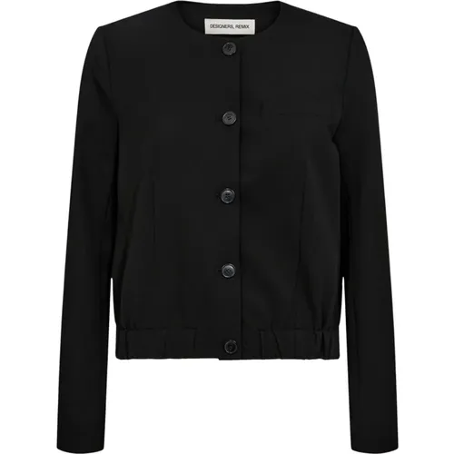 Herbst Essential Bomber Blazer , Damen, Größe: M - Designers Remix - Modalova