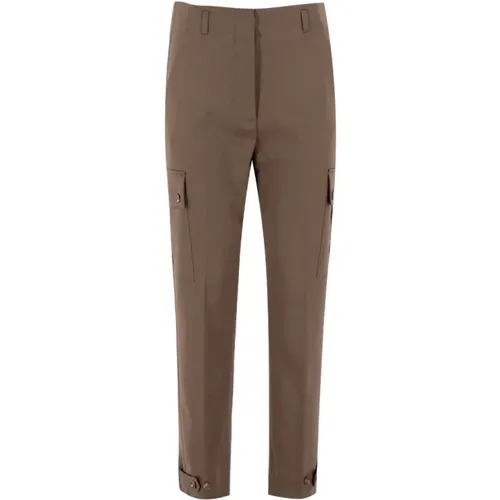 Luxury Slim-fit Trousers , female, Sizes: M, L, S - Kiton - Modalova