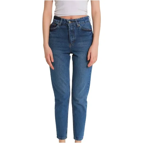 Basic Jeans High Waist - D83607 , female, Sizes: W26, W28, W25, W32, W30 - catwalk - Modalova