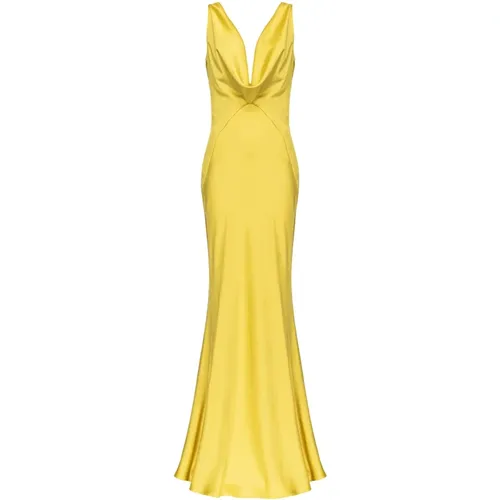 Raso Martellato Dress , female, Sizes: S, 2XS, XS, M - pinko - Modalova