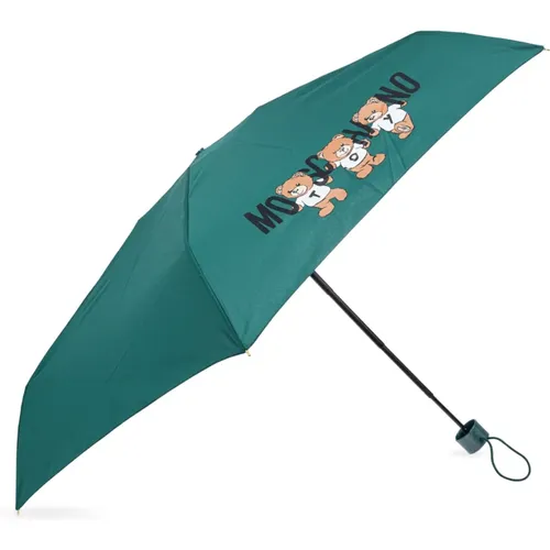 Regenschirm mit Logo Moschino - Moschino - Modalova