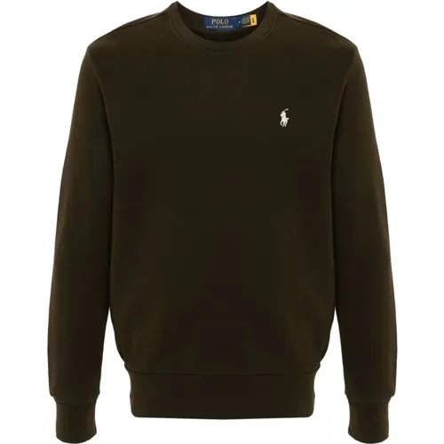 Crewneck Sweater with Embroidered Pony , male, Sizes: S - Polo Ralph Lauren - Modalova