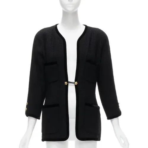 Pre-owned Wool outerwear , female, Sizes: M - Chanel Vintage - Modalova