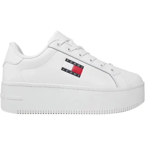 Weiße Urban Sneakers Frauen , Damen, Größe: 38 EU - Tommy Hilfiger - Modalova