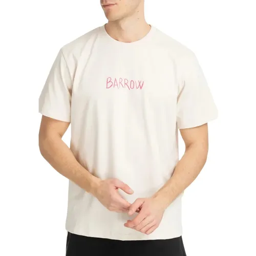 Unisex Jersey T-Shirt Turtle Dove , Herren, Größe: L - Barrow - Modalova