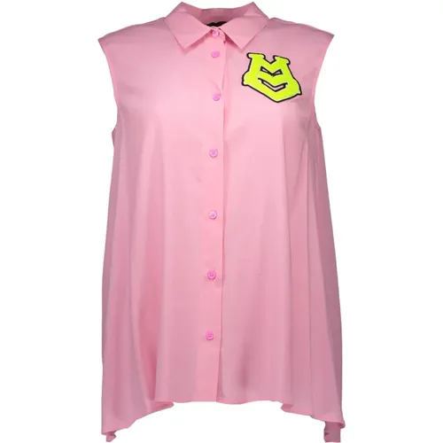 Stilvolle ärmellose Bluse , Damen, Größe: S - Love Moschino - Modalova