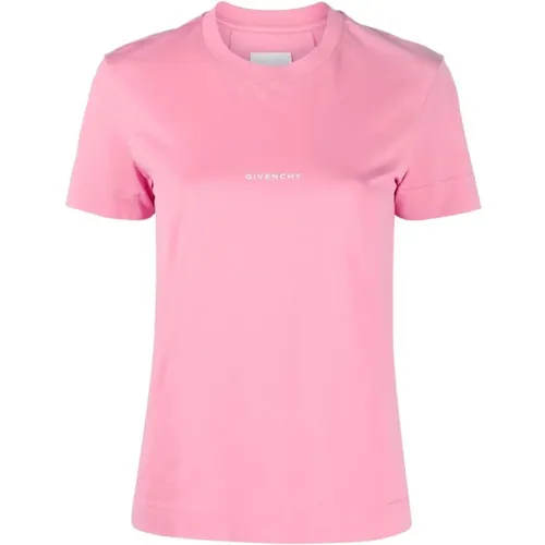Logo Print T-Shirt , Damen, Größe: XS - Givenchy - Modalova