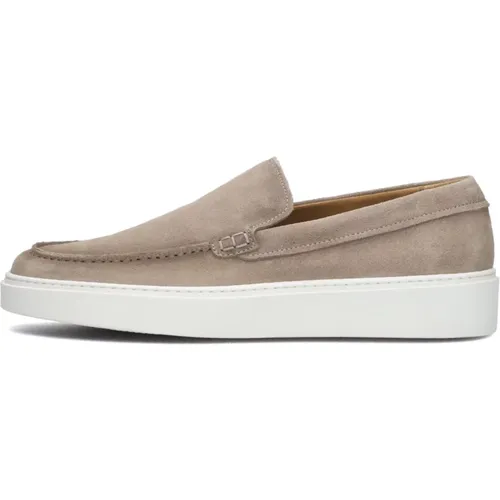 Herren Slip-Ons Taupe Stilvolles Modell , Herren, Größe: 43 EU - GIORGIO - Modalova