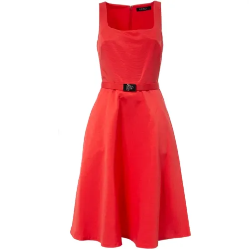 Daytime Midi Dress , female, Sizes: XS - Ralph Lauren - Modalova